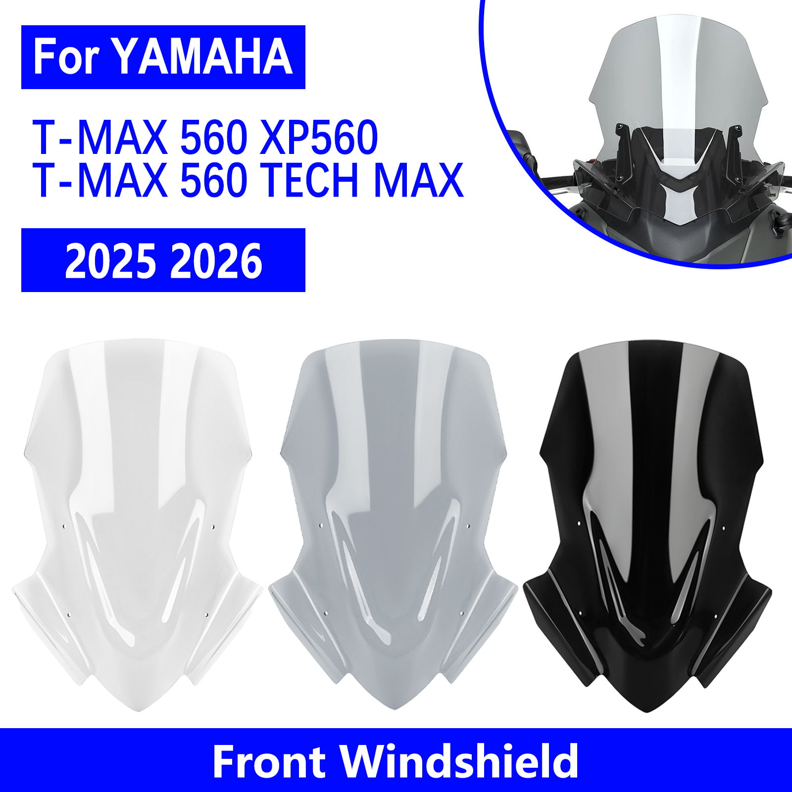 Tech Protect Accessories - Estensione Parabrezza Protettiva per T-MAX 560