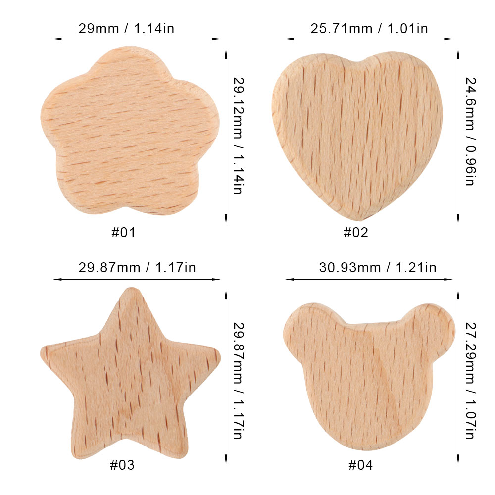Useful Tech Accessories - Kovict 15 pezzi di legno di