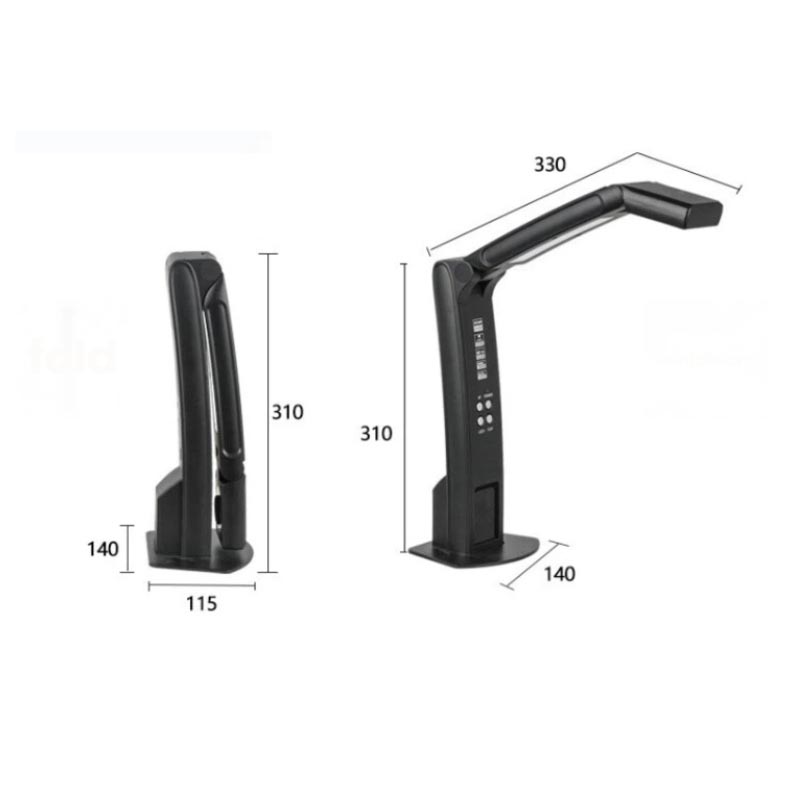 Document Scanner Portable - Telecamera per Documenti Portatile e Pieghevole,
