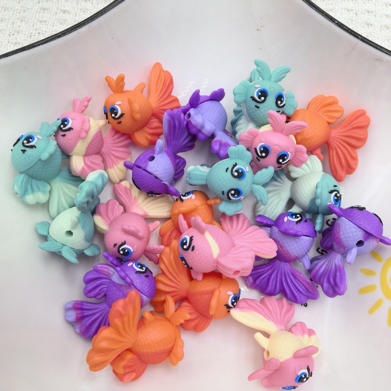 Unique Tech Accessories - 20 Pezzi Perline in Silicone 3D