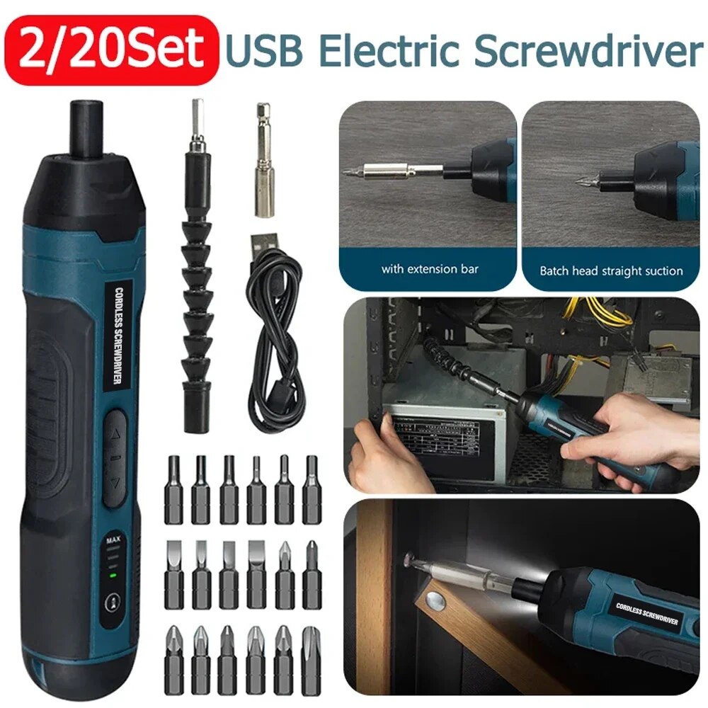 Useful Tech Accessories - Mini Cacciavite Elettrico Senza Fili da