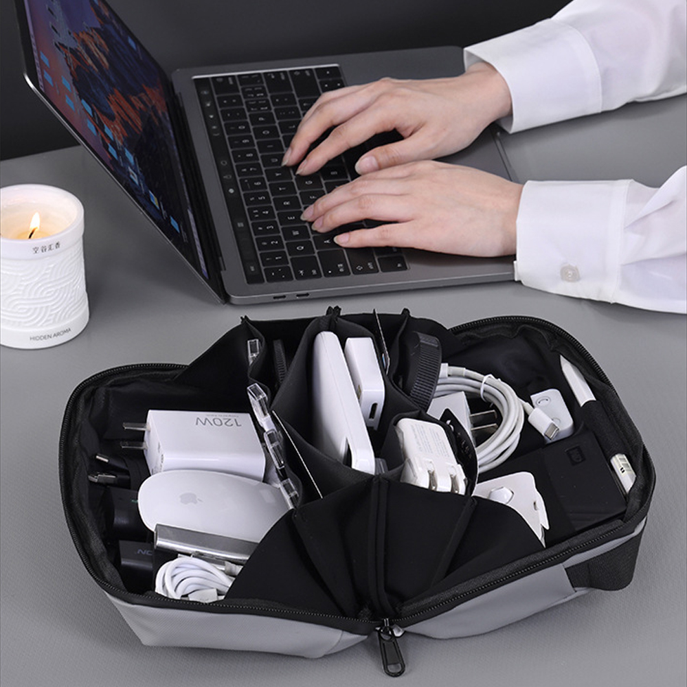 Tech Accessories Travel Organizer Pouch - Custodia tecnica da viaggio 1 pezzo,