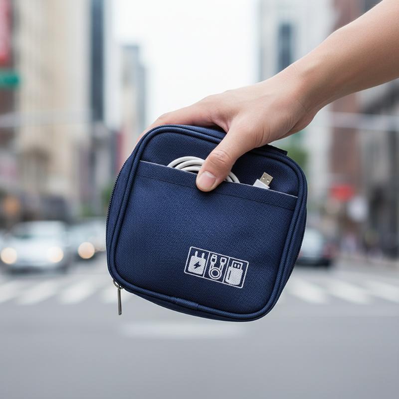 Travel Cable Organizer - 【Y】Borsa organizer per cavi impermeabile e