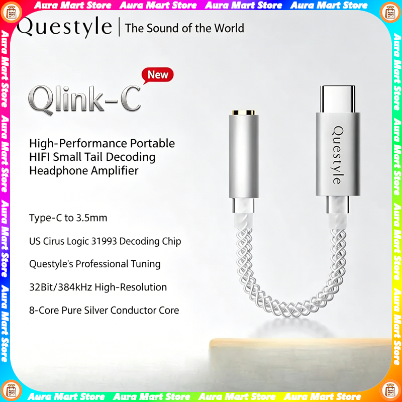 Tech Q - Questyle Qlink-C Amplificatore DAC Hi-Fi con