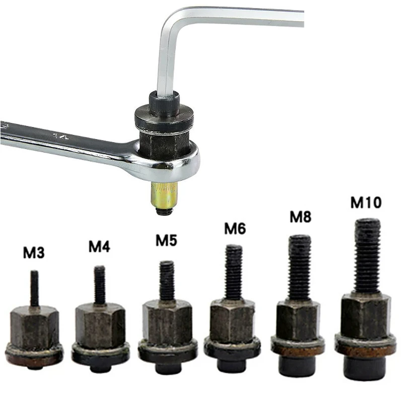 Unique Tech Accessories - 1 pz Mano Rivetto Dado Pistola