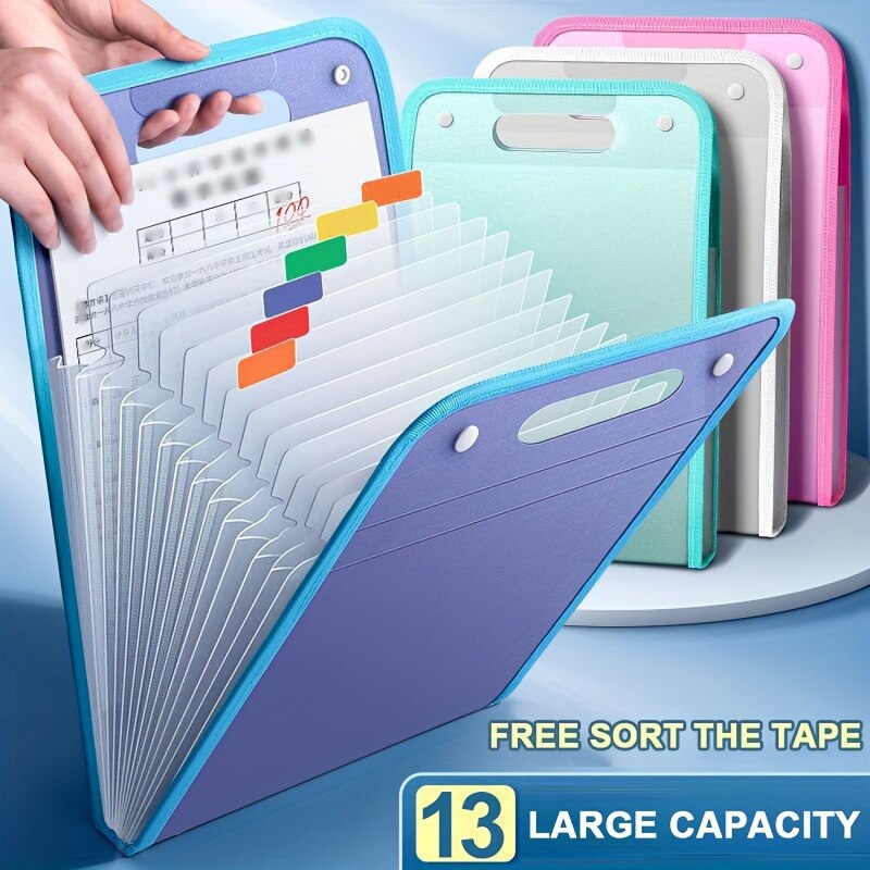 Document Scanner Portable - 13 cartelle di File tascabili Portable