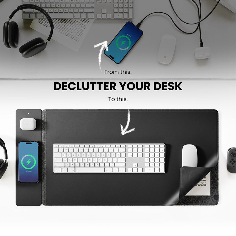 Mouse Charging Pad - Tappetino Mouse con Ricarica Wireless Magnetica