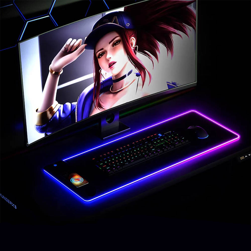 Mouse Charging Pad - Tappetino per mouse RGB con caricatore