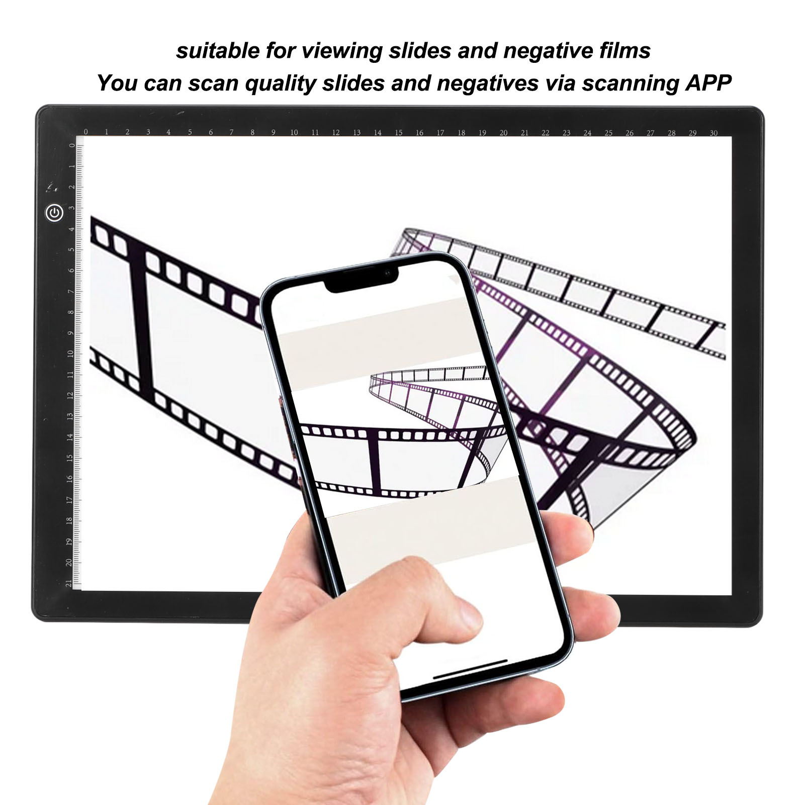 Document Scanner Portable - Visualizzatore di diapositive 3 livelli di