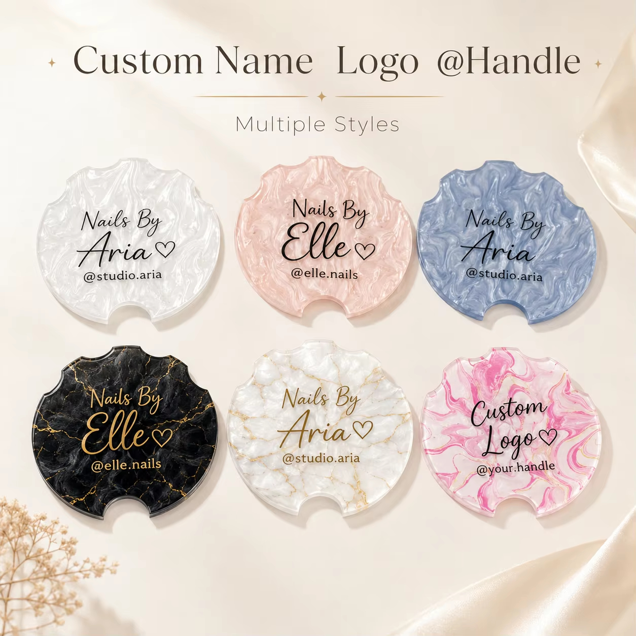 Tech Accessories Logo - Espositore per Nail Art con Logo