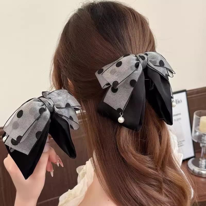 Hi Tech Accessories - Elegante fermaglio per capelli grigio a