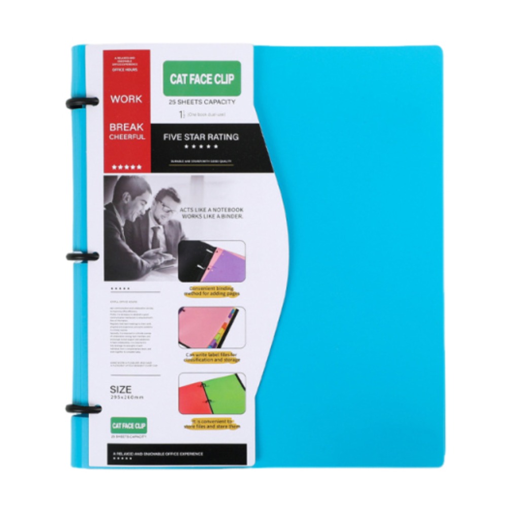 Document Scanner Portable - Raccoglitore a 3 Anelli per Fogli