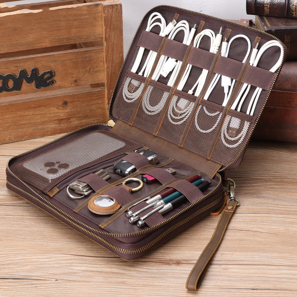 Travel Cable Organizer - Borsa per accessori per cavi da
