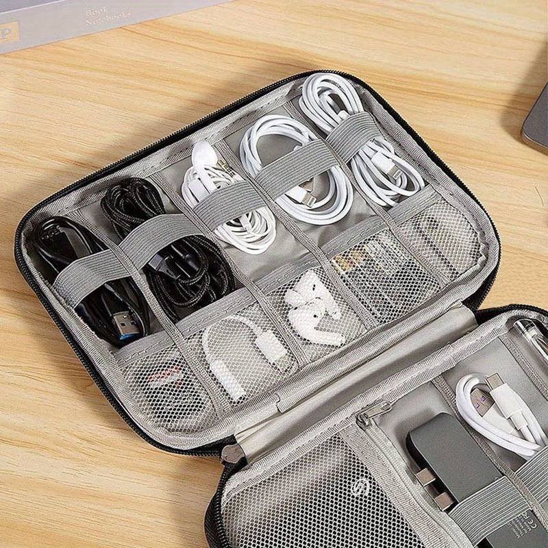 Tech Accessories Travel Organizer Pouch - Scatola Multiuso per Accessori Elettronici -