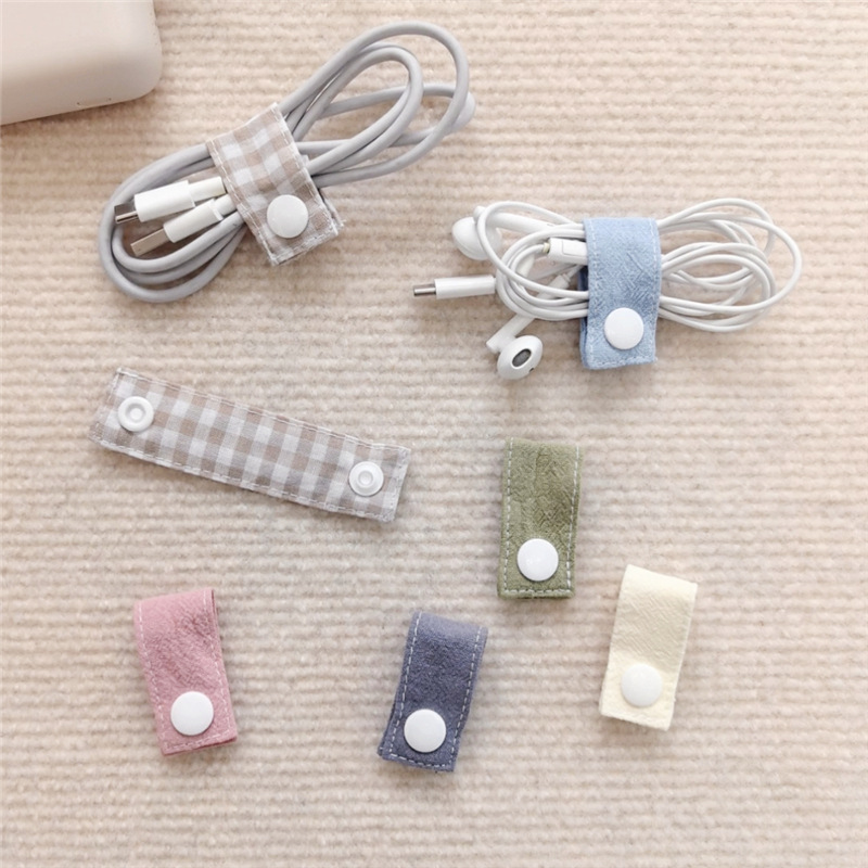 Travel Cable Organizer - Organizzatore di Cavi in Tessuto Riutilizzabile,