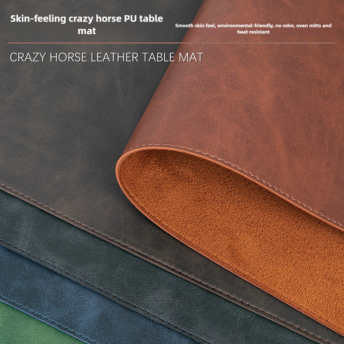 Mouse Charging Pad - Tappetino da scrivania impermeabile in PU,