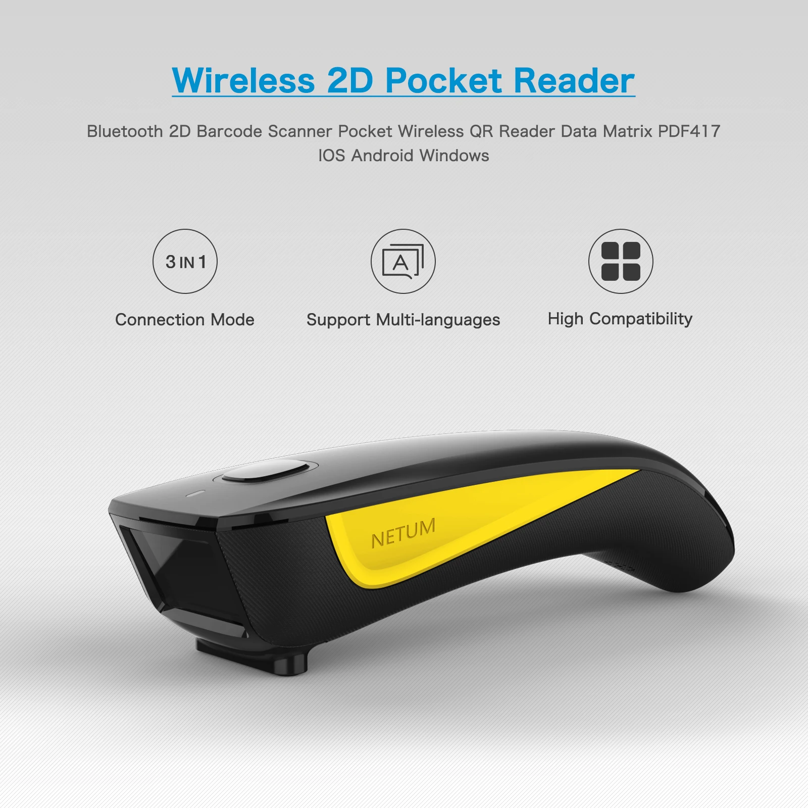 Scanner di codici a barre Blue - Document Scanner Portable recensione e prezzo
