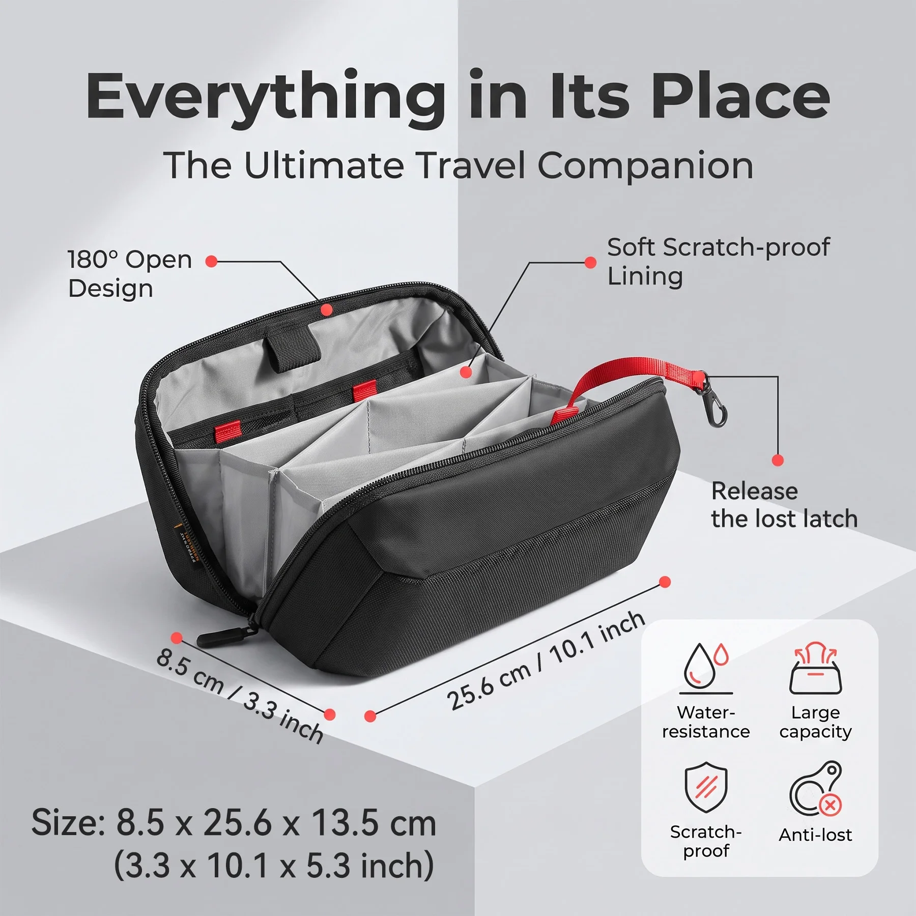 Organizer da Viaggio per Dispo - Tech Accessories Travel Organizer Pouch recensione e prezzo