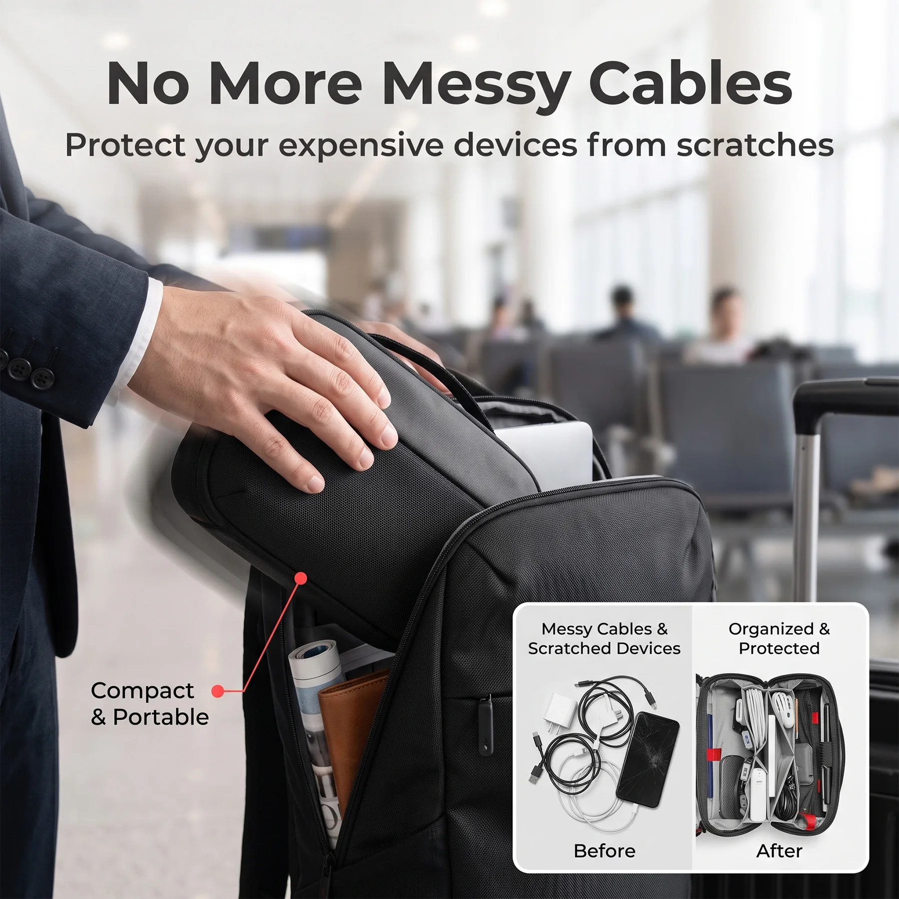 Organizer da Viaggio per Dispo - Tech Accessories Travel Organizer Pouch recensione e prezzo