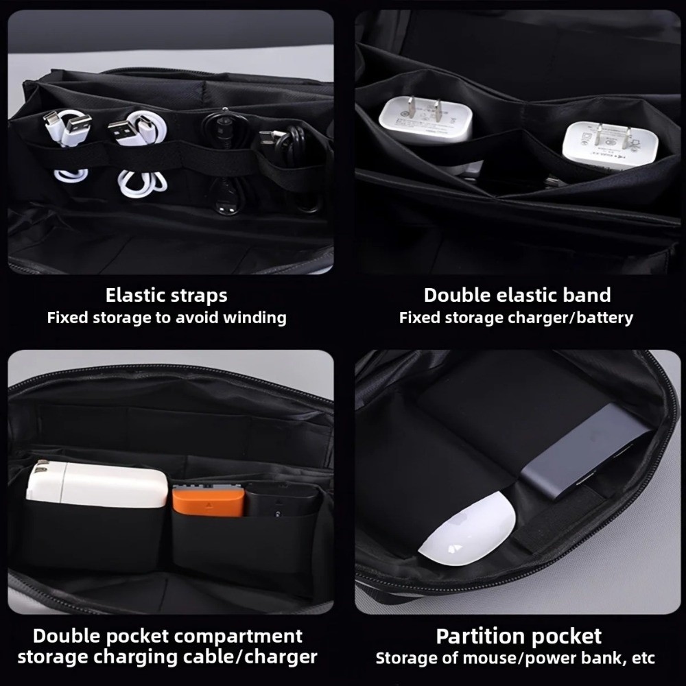 Borsa Portatile per Cavi Dati, - Tech Accessories Travel Organizer Pouch recensione e prezzo