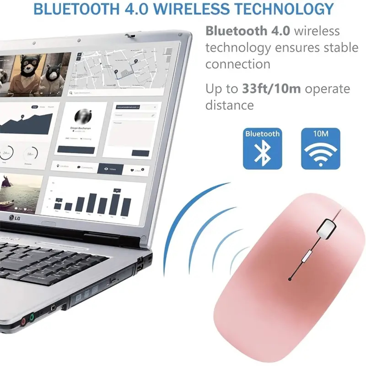 Mouse Mouse per computer con r - Mouse Charging Pad recensione e prezzo