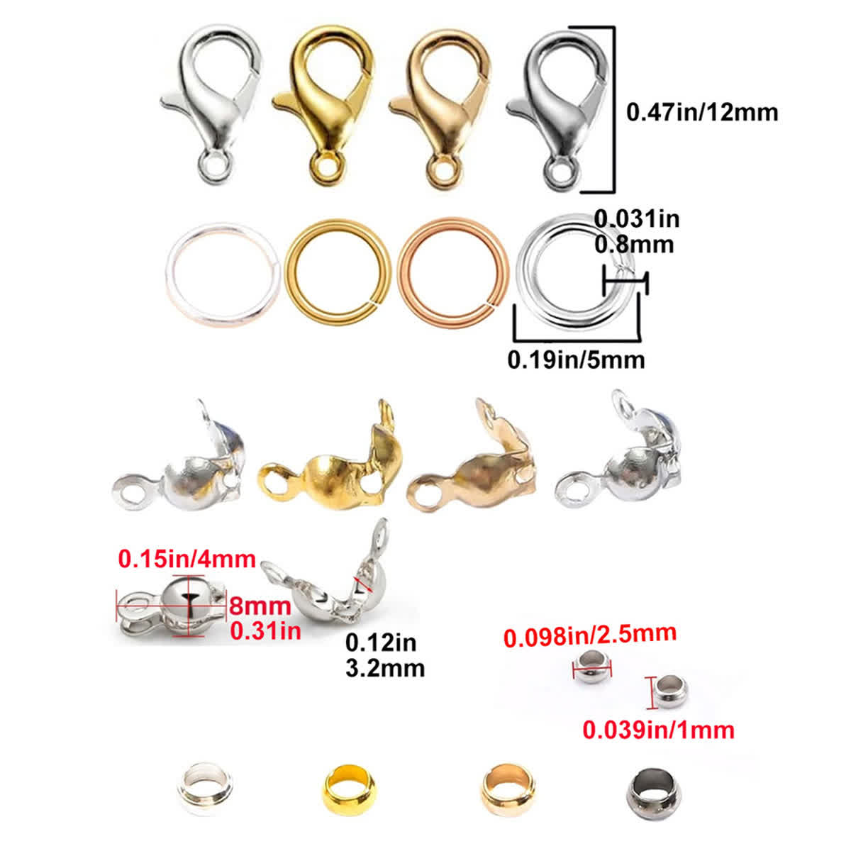 Set di 4 Perline in Lega Multi - Unique Tech Accessories recensione e prezzo
