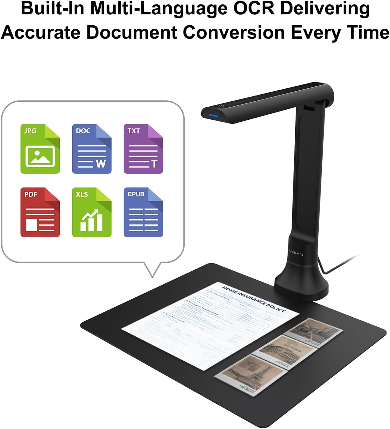 VIISAN DB8401 Fotocamera per D - Document Scanner Portable recensione e prezzo