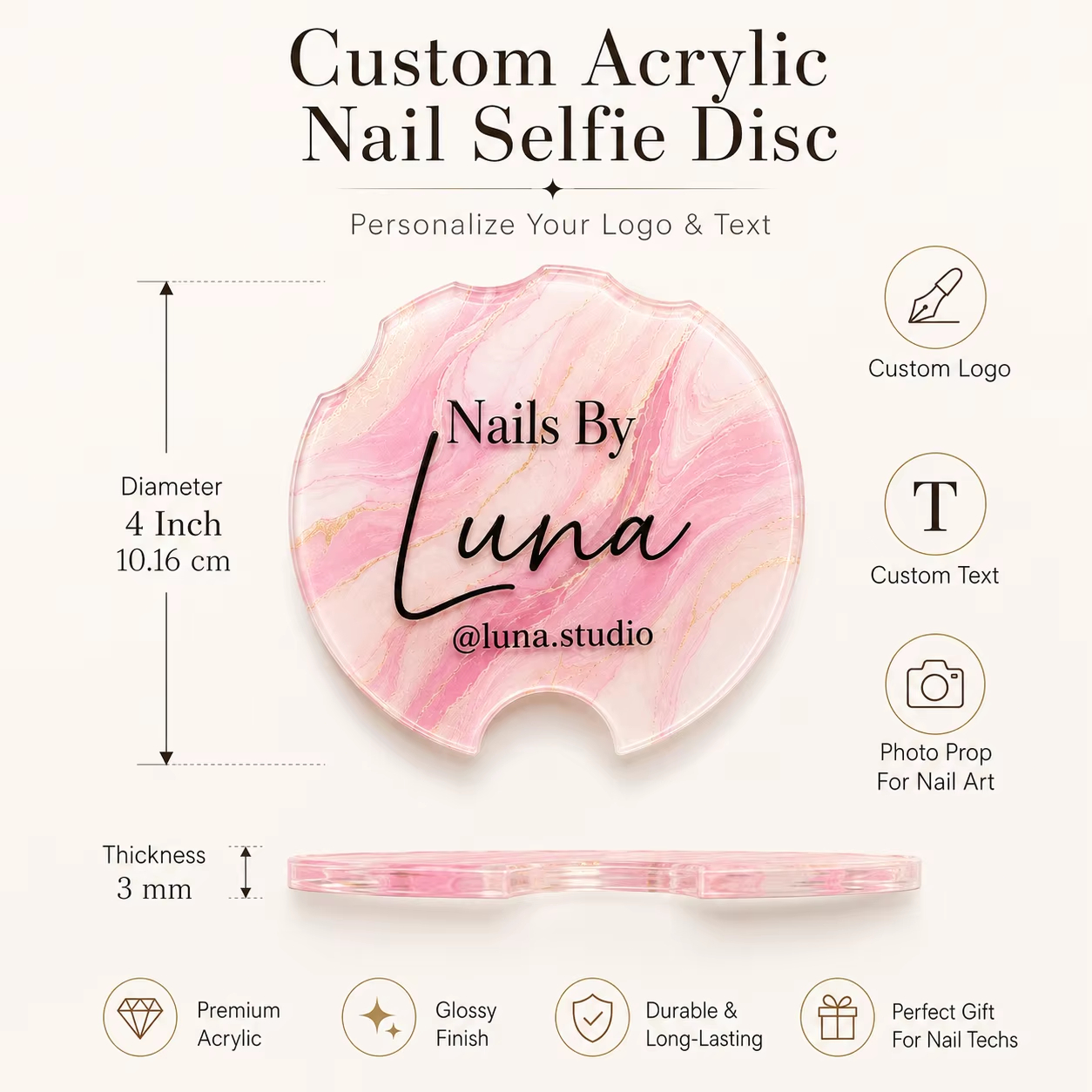 Espositore per Nail Art con Lo - Tech Accessories Logo recensione e prezzo