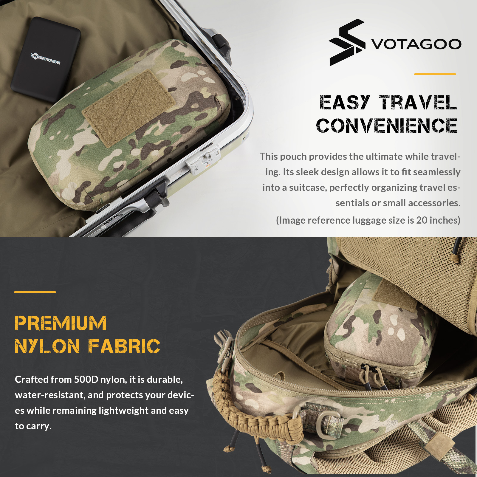 VOTAGOO Organizer Elettronico, - Tech Accessories Travel Organizer Pouch recensione e prezzo