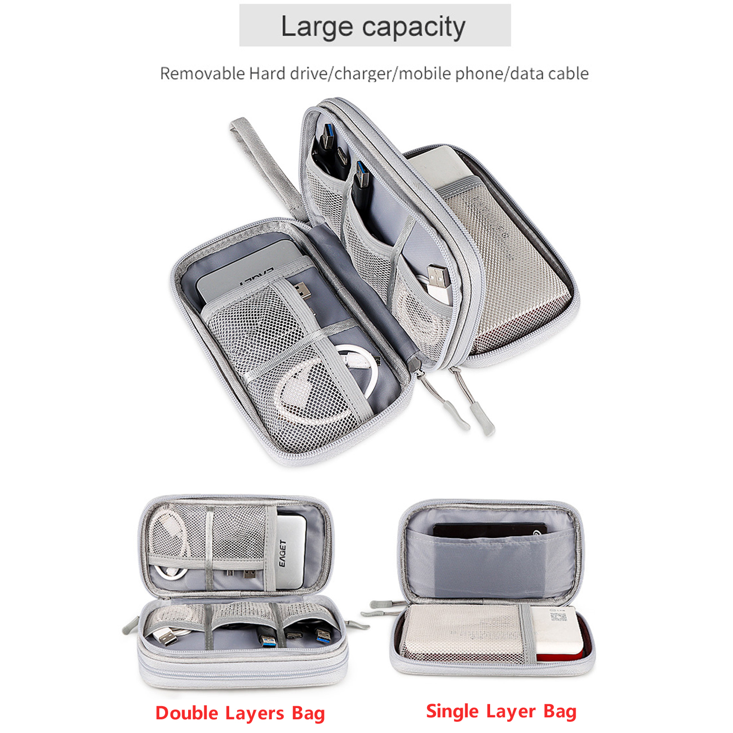 Borsa per il trucco multifunzi - Travel Cable Organizer recensione e prezzo