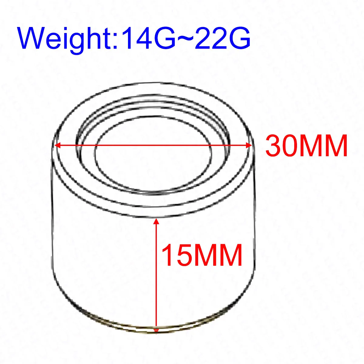 30X15 14G 16G 18G Dispositivo  - Tech Q recensione e prezzo