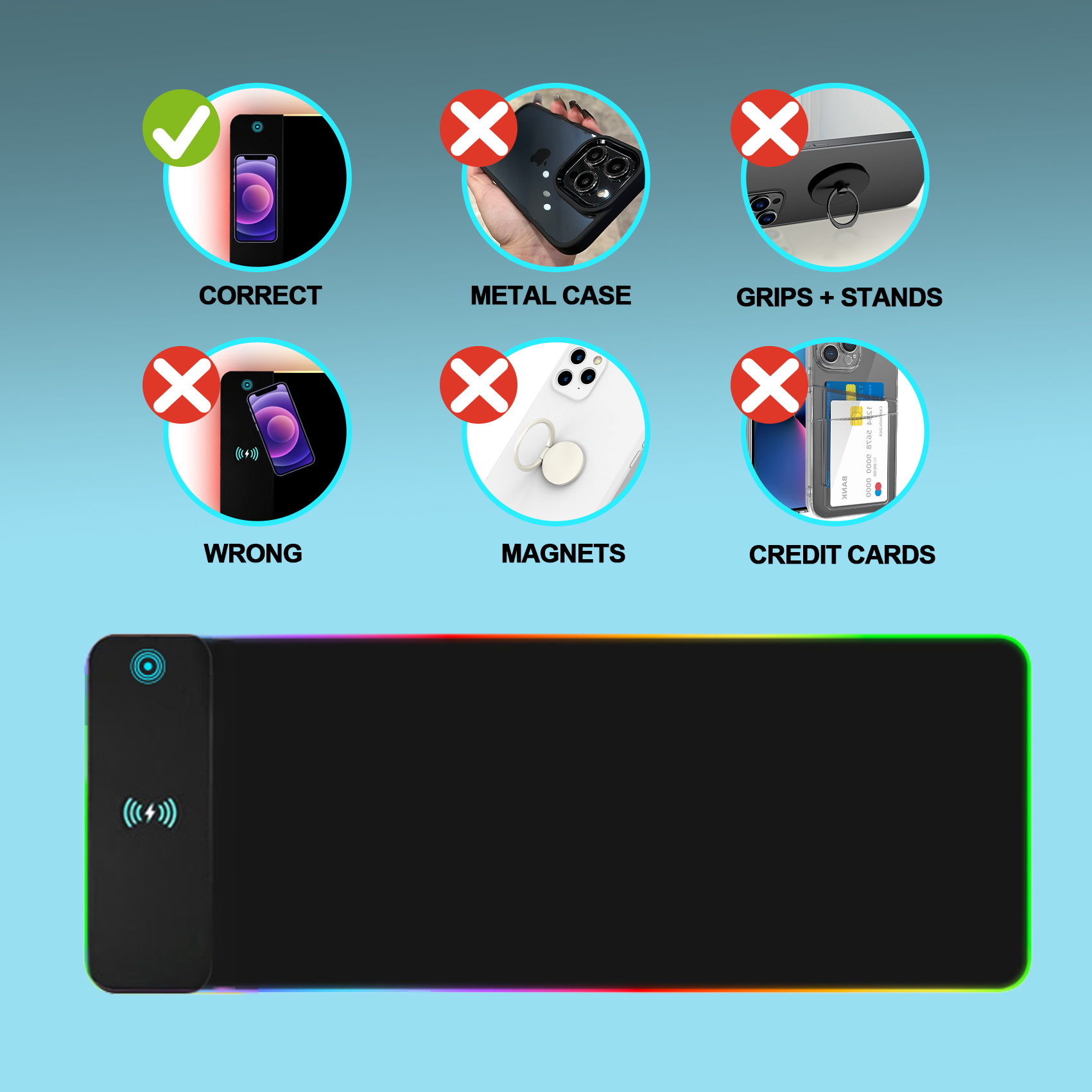 Tappetino per mouse da gioco R - Mouse Charging Pad recensione e prezzo